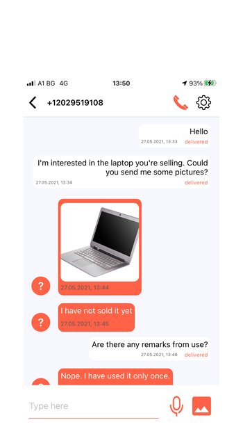 CALL AND CHAT WITH CLIENTS